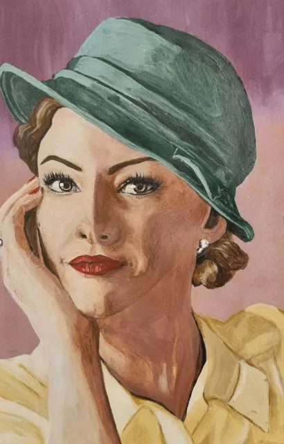 Acrylportrait "Mathilde"