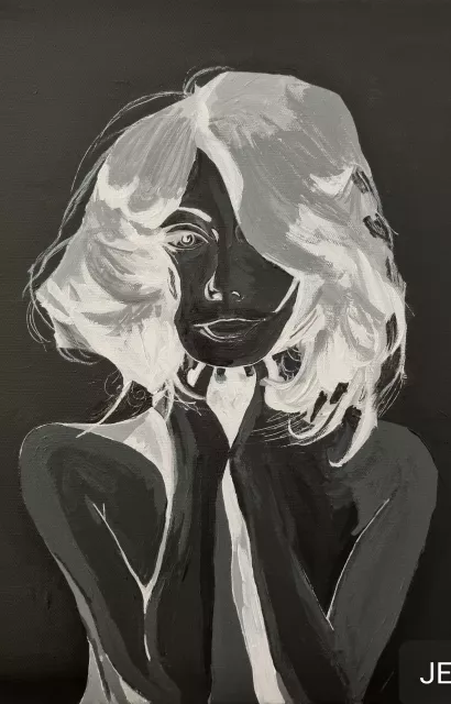 Acrylportrait "Lucille"