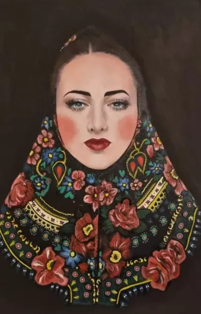 Ölportrait Frau