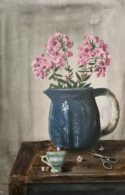 Stilleben rosa Blüten