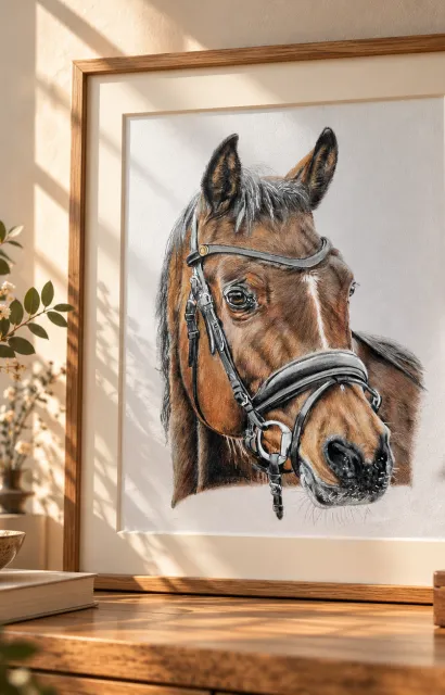 Buntstift Pferd