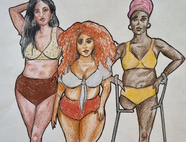 diversity frauen einbeinig