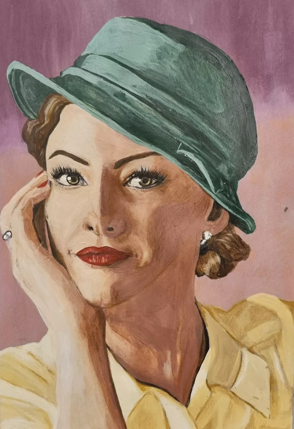 Acrylportrait "Mathilde"