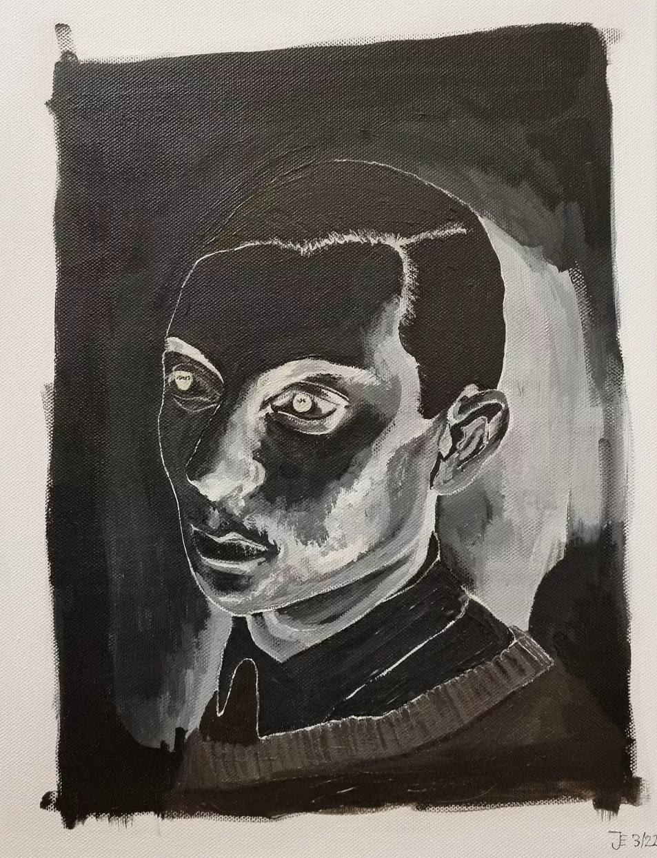 Portrait "Antony" Acrylgemälde