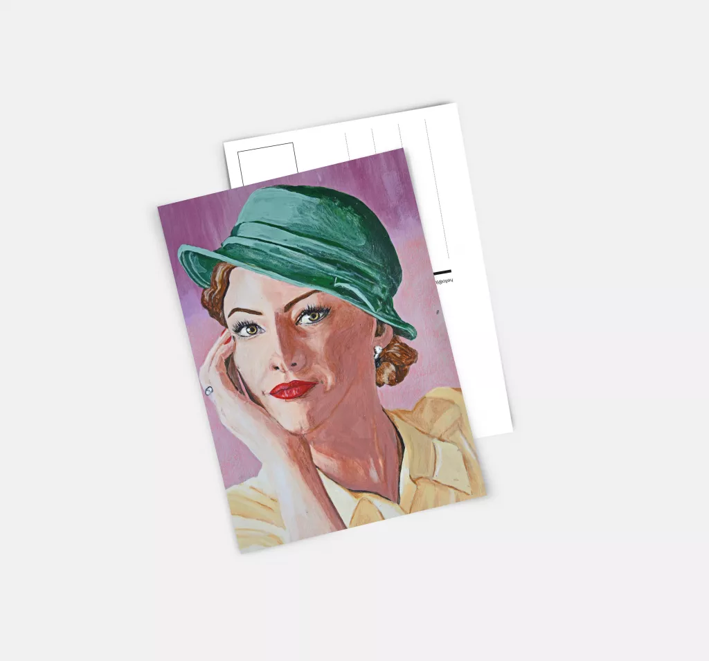 Postkarte Acryl "Mathilde"