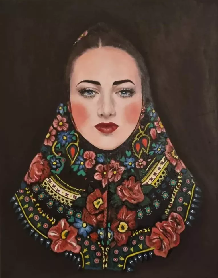 Ölportrait Frau