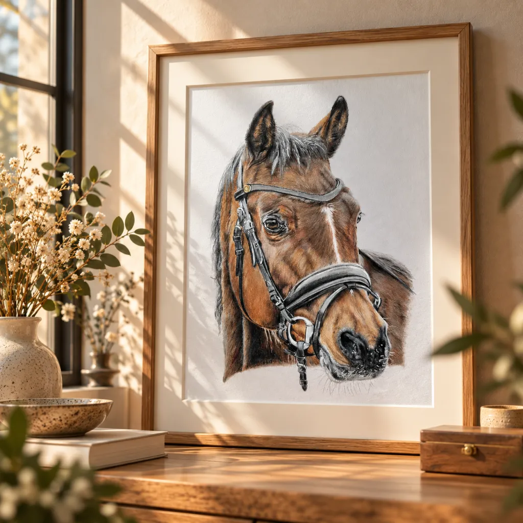 Buntstift Pferd